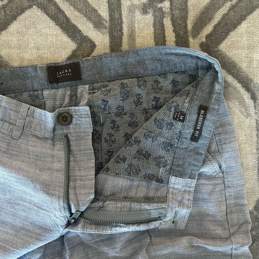 Jachs NY "Bleecker Fit" Stretch Chino Shorts - Size 34 - Picture 3 of 3